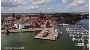 Luftbild Hafeninsel Stralsund mit Markierung Quartier 65