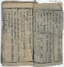 Seiten aus einem auf Seidenpapier gedruckten Buch über chinesische Heilkunst aus dem 17.-18. Jahrhundert