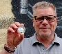 Landwirt Aurel Hagen mit der Medaille