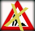 Baustellenschild_X