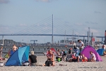 Strandbad mit Rügenbrücke